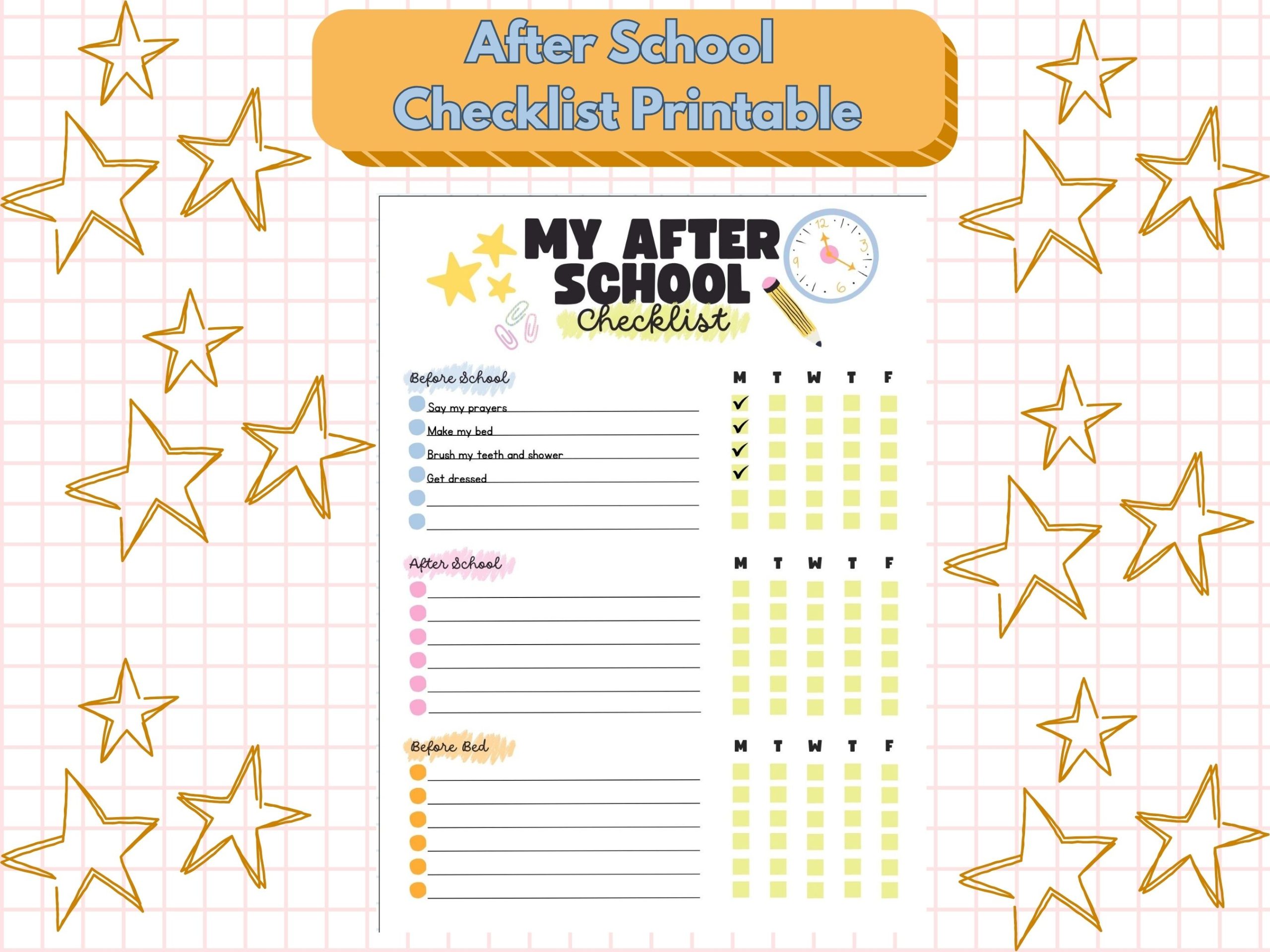 After School Checklist