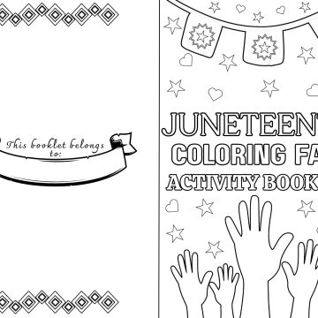juneteenth coloring fact activity booklet