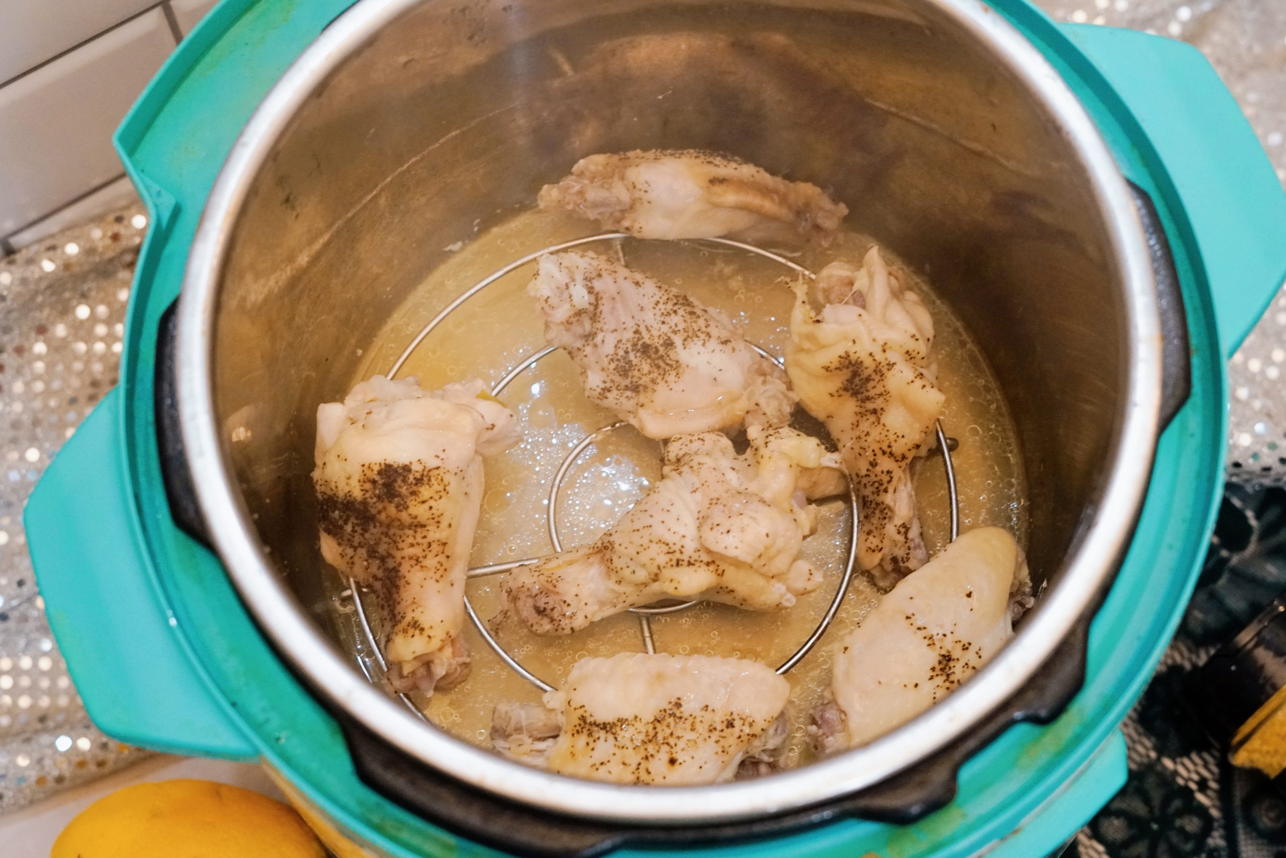 wings in the instant pot

