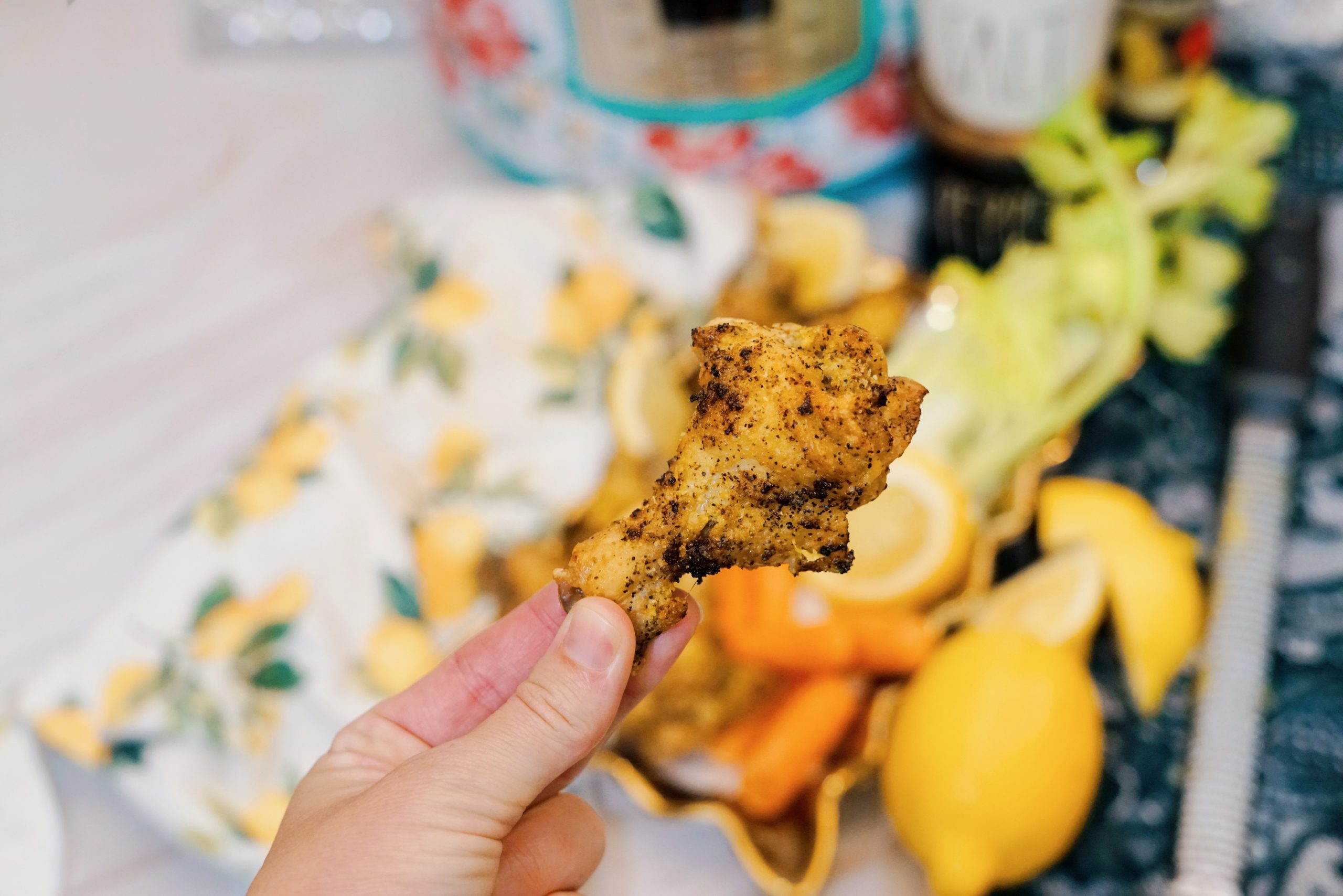 chicken wing from the instant pot