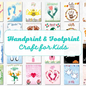 Handprint Footprint with prints