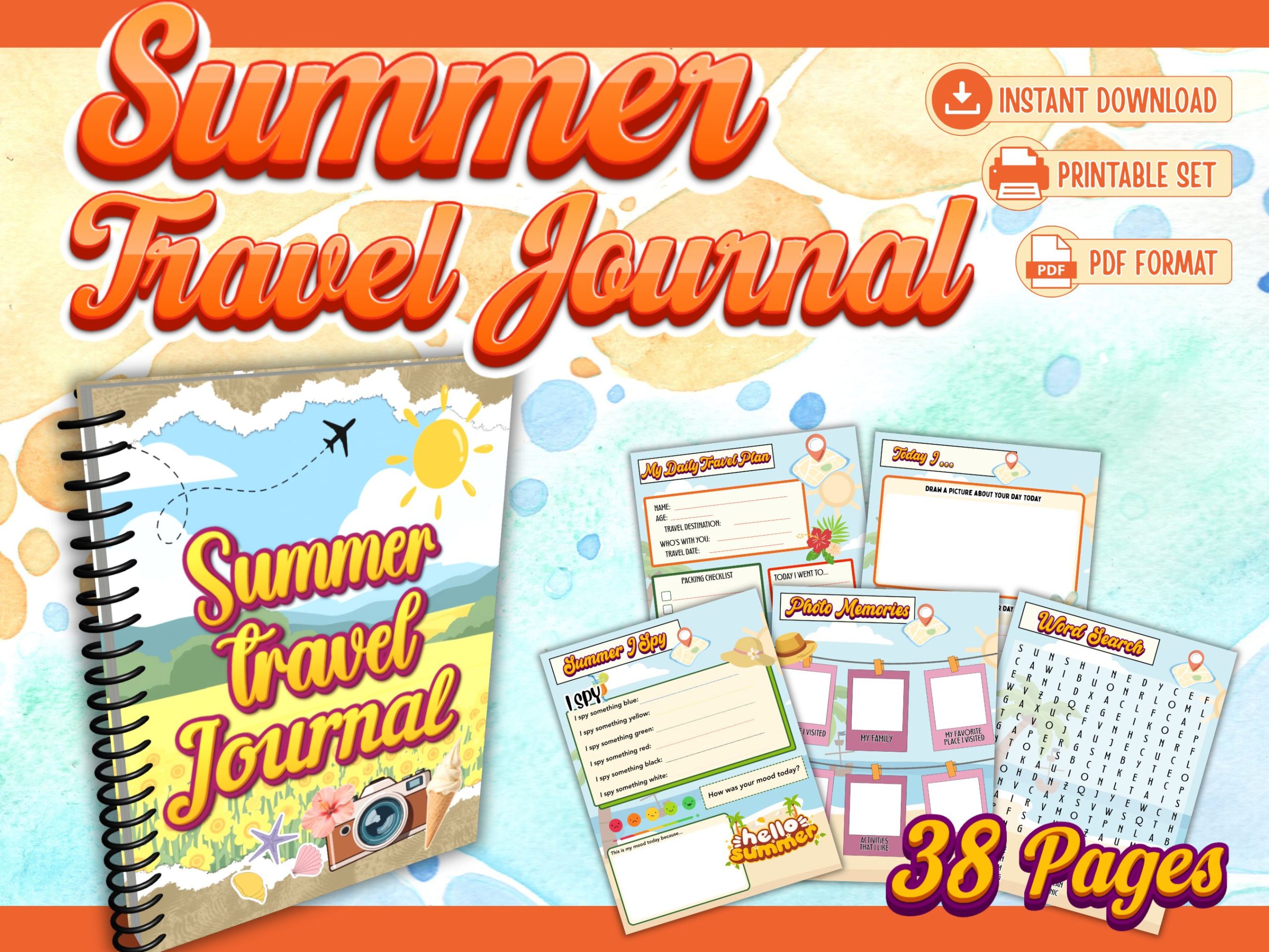 summer travel journal