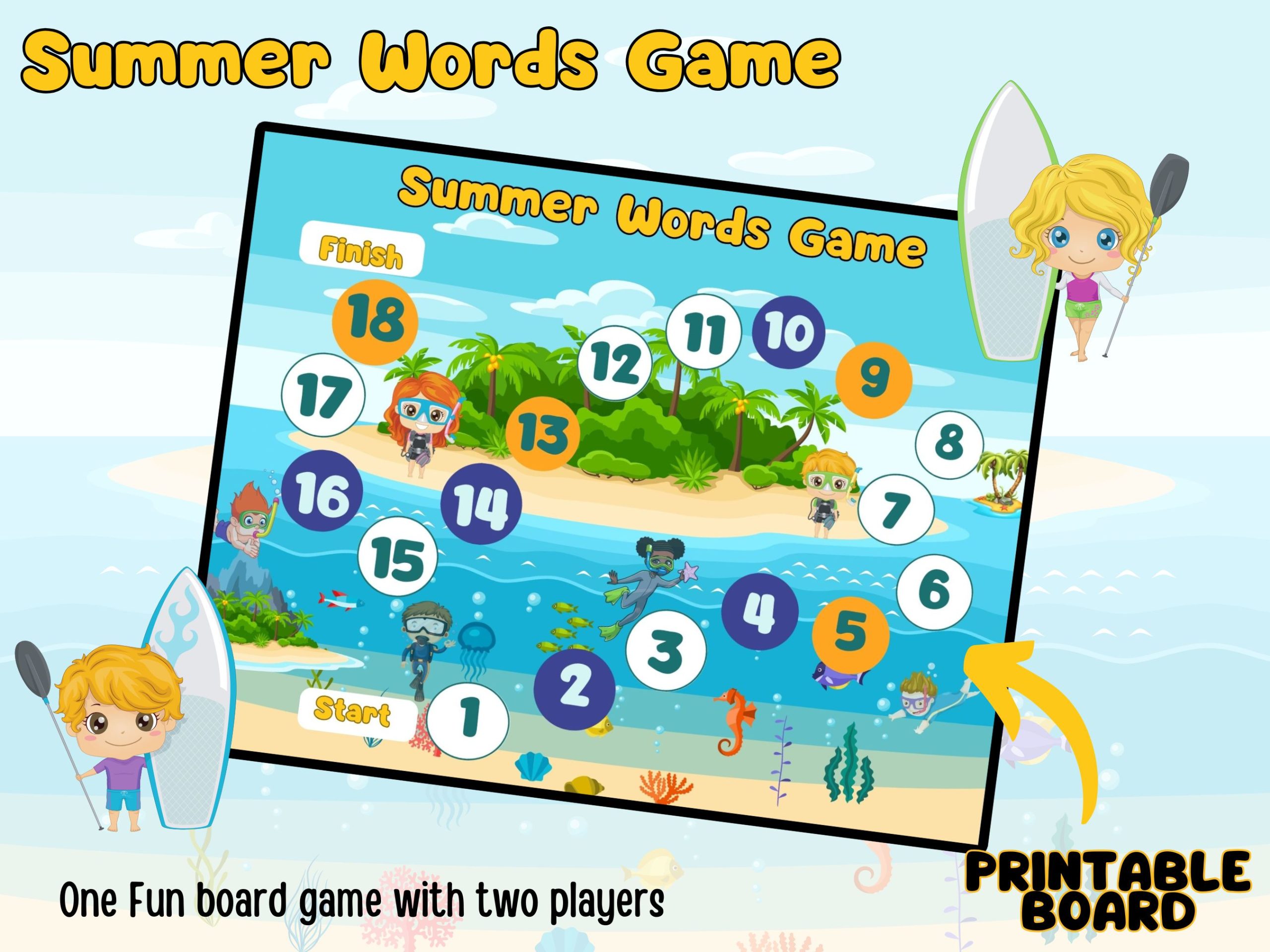 summer word game