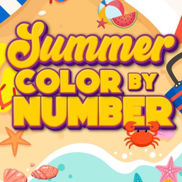 Summer Color By Number