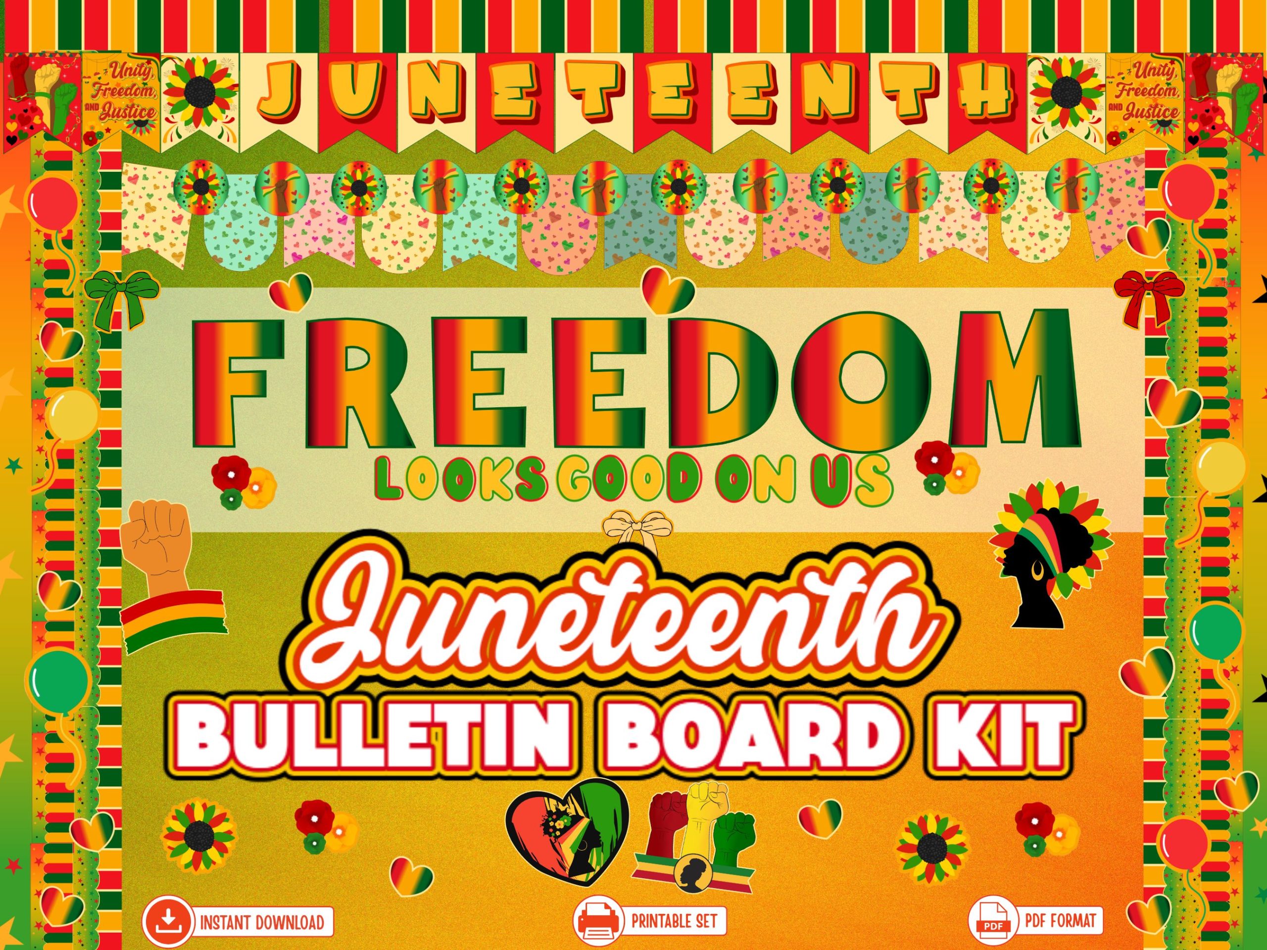 juneteenth bulletin board kit