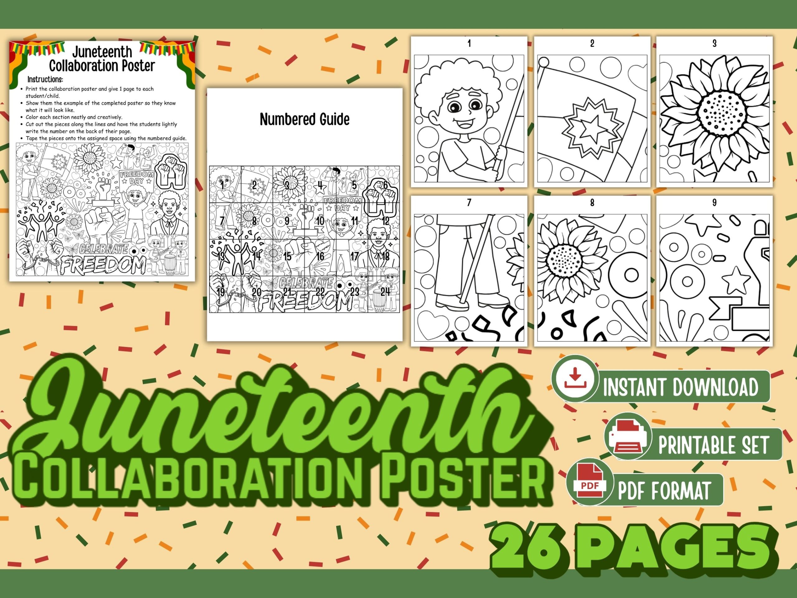 juneteenth collaboration poster