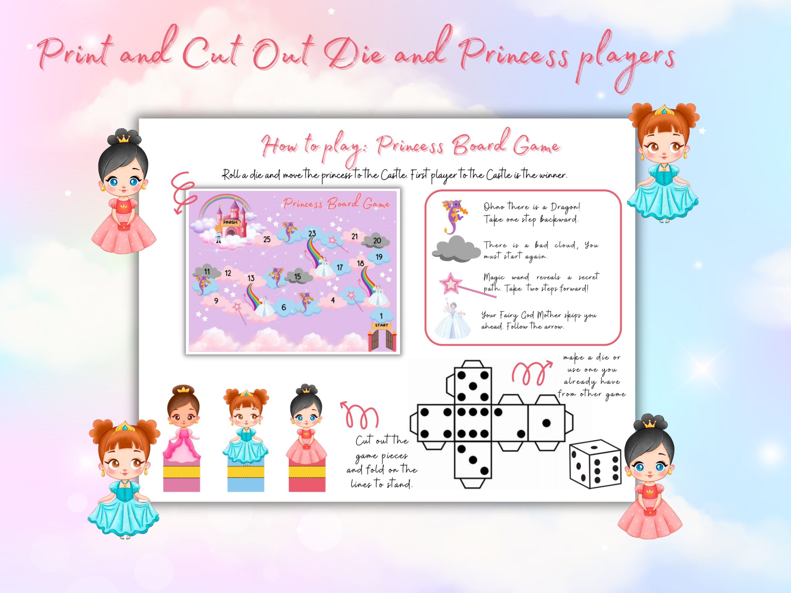 Princess board game
