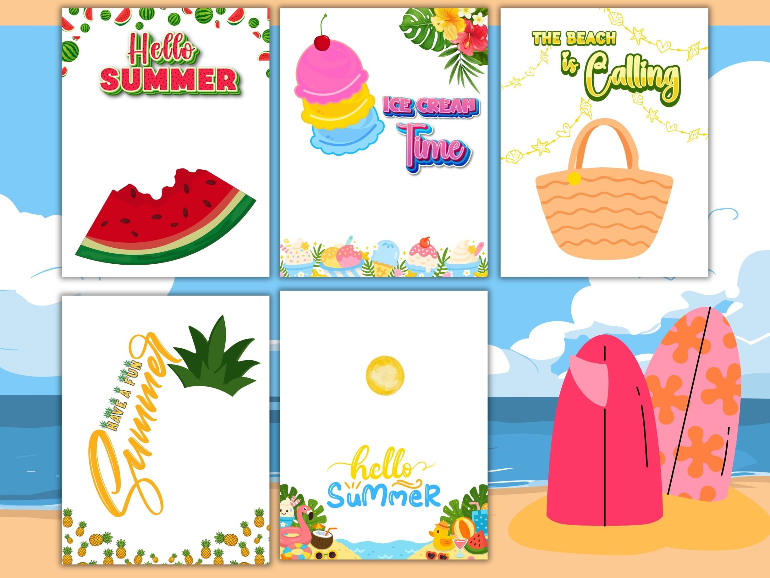 summer finger print art