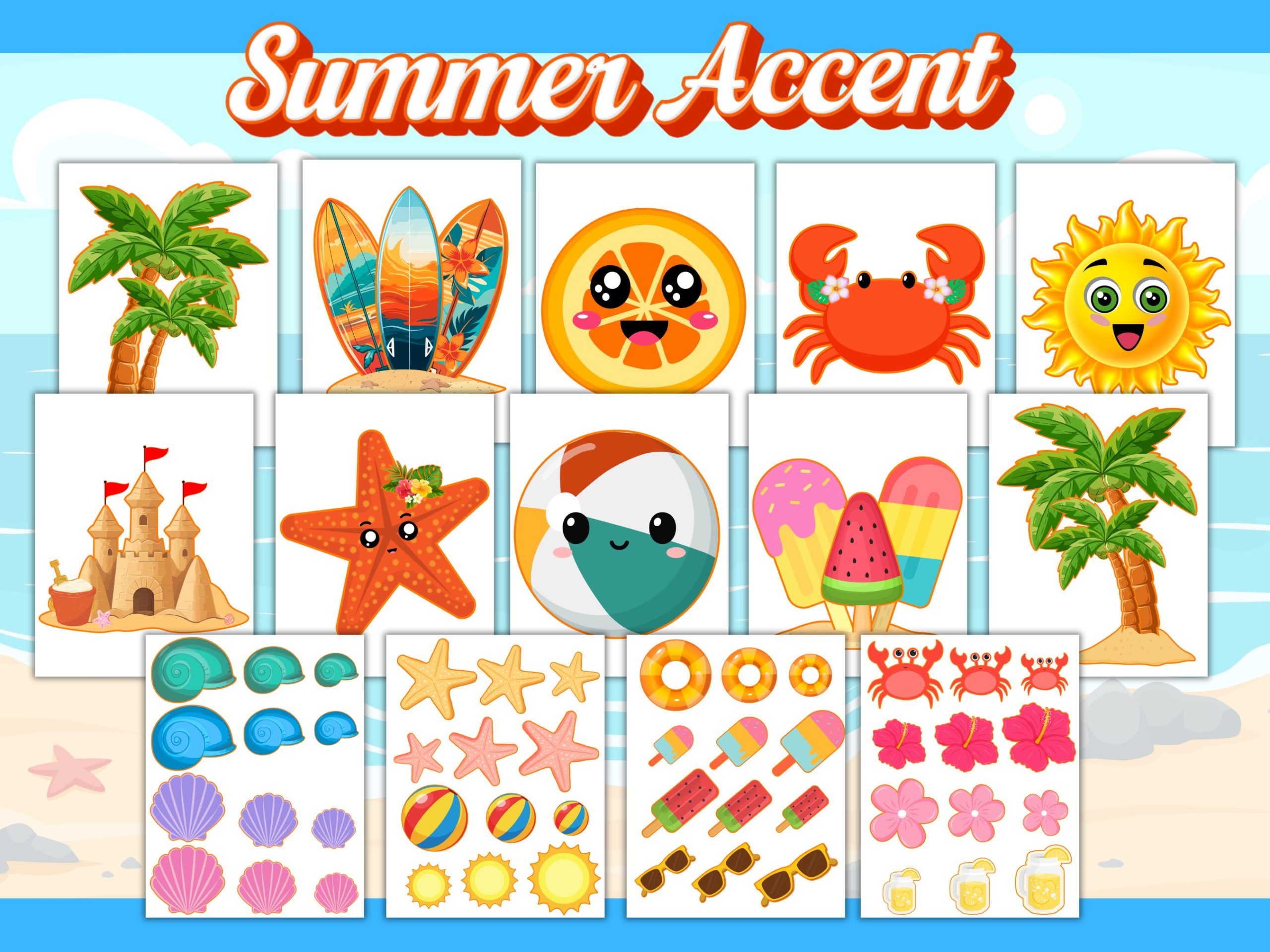Summer Themed Bulletin Board