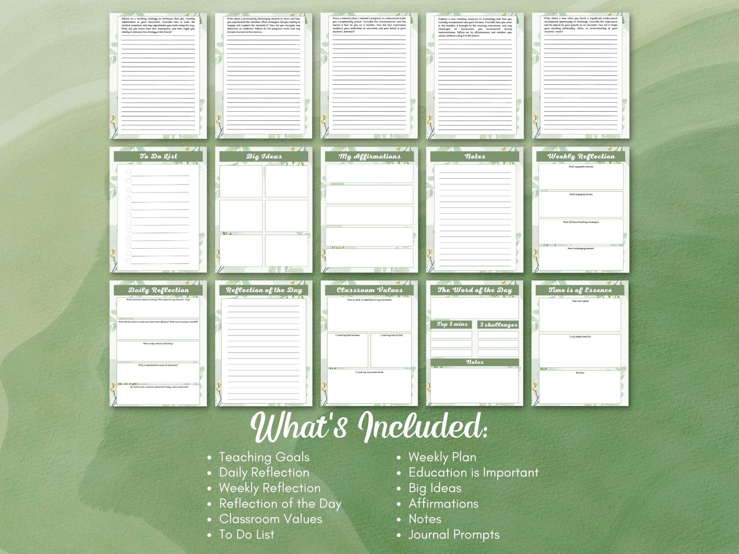Green teachers journal