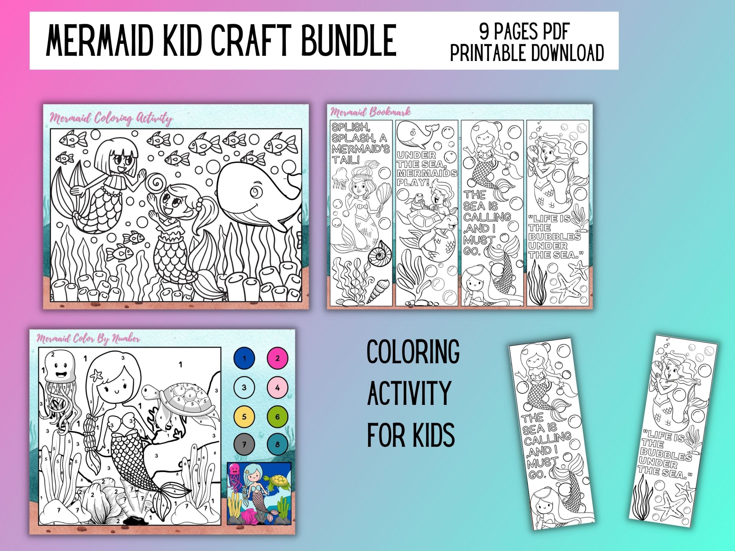 Mermaid Kids Craft