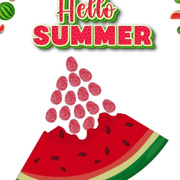 summer finger print art