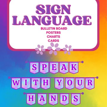 sign language posters