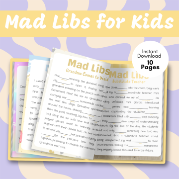 Mad Libs for Kids mockup