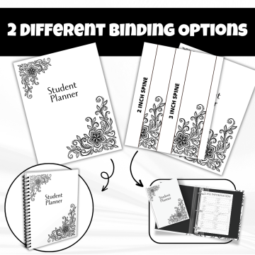 Printable Student Planner mockup