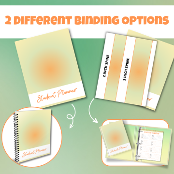 Student Planner mockup
