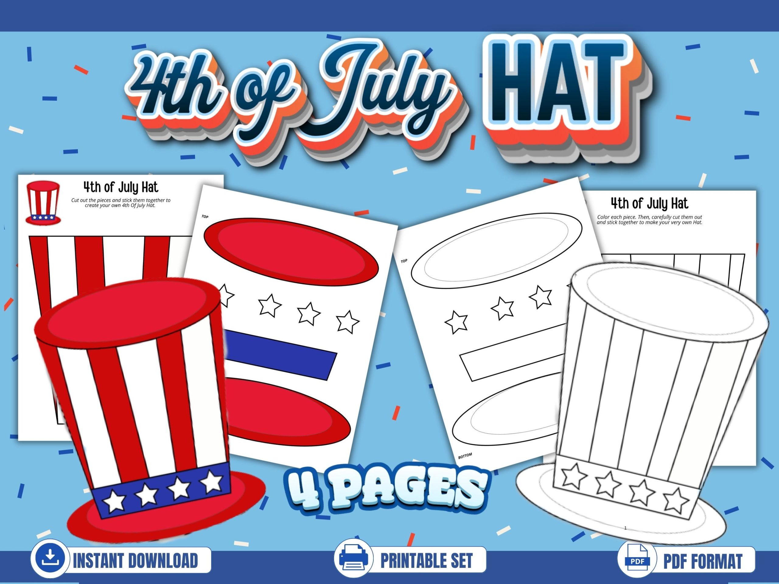 Build a 4th of July Hat