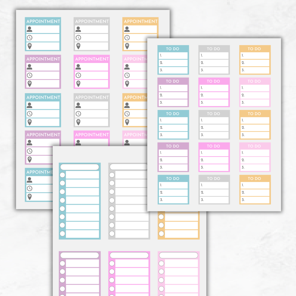 teacher planner stickers