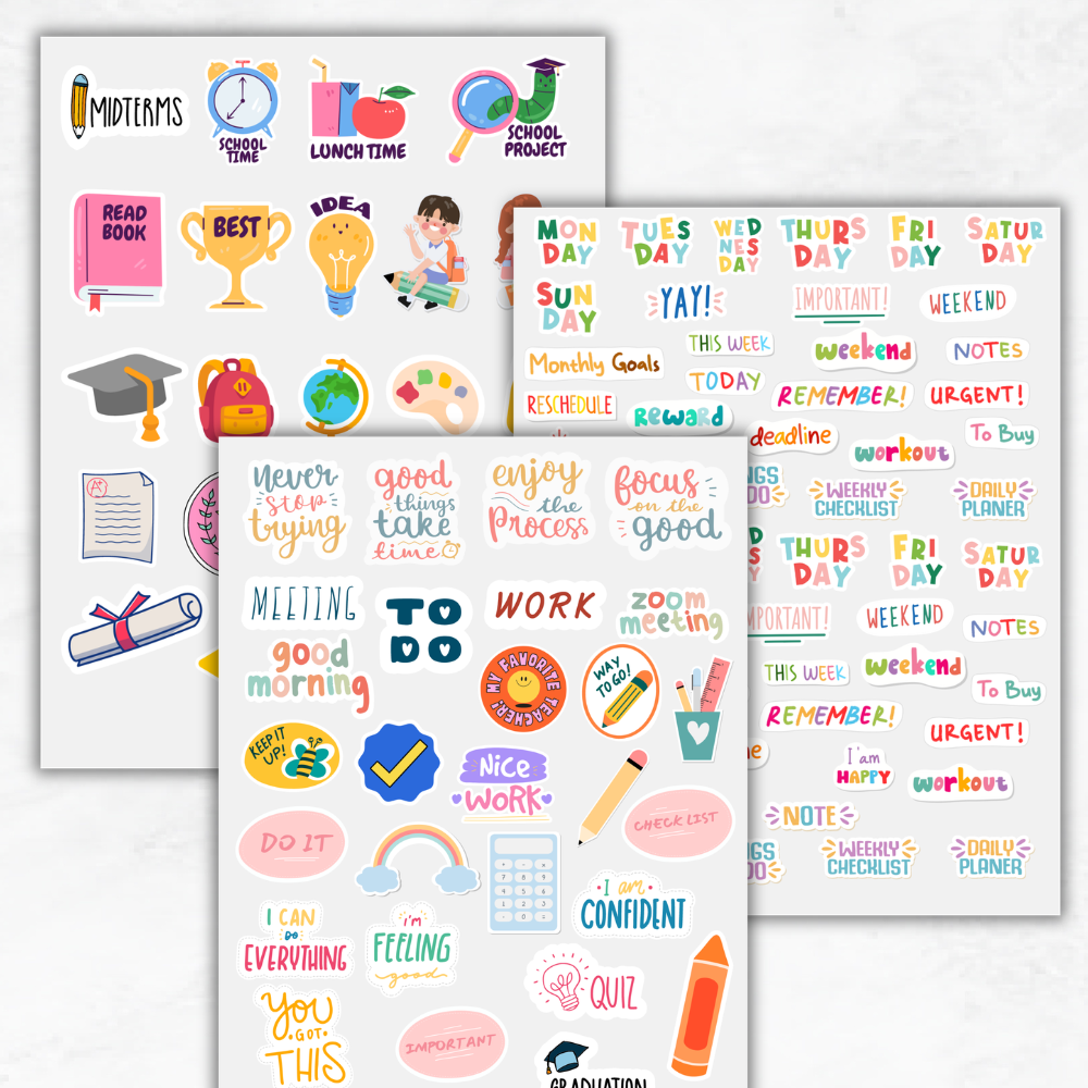 teacher planner stickers