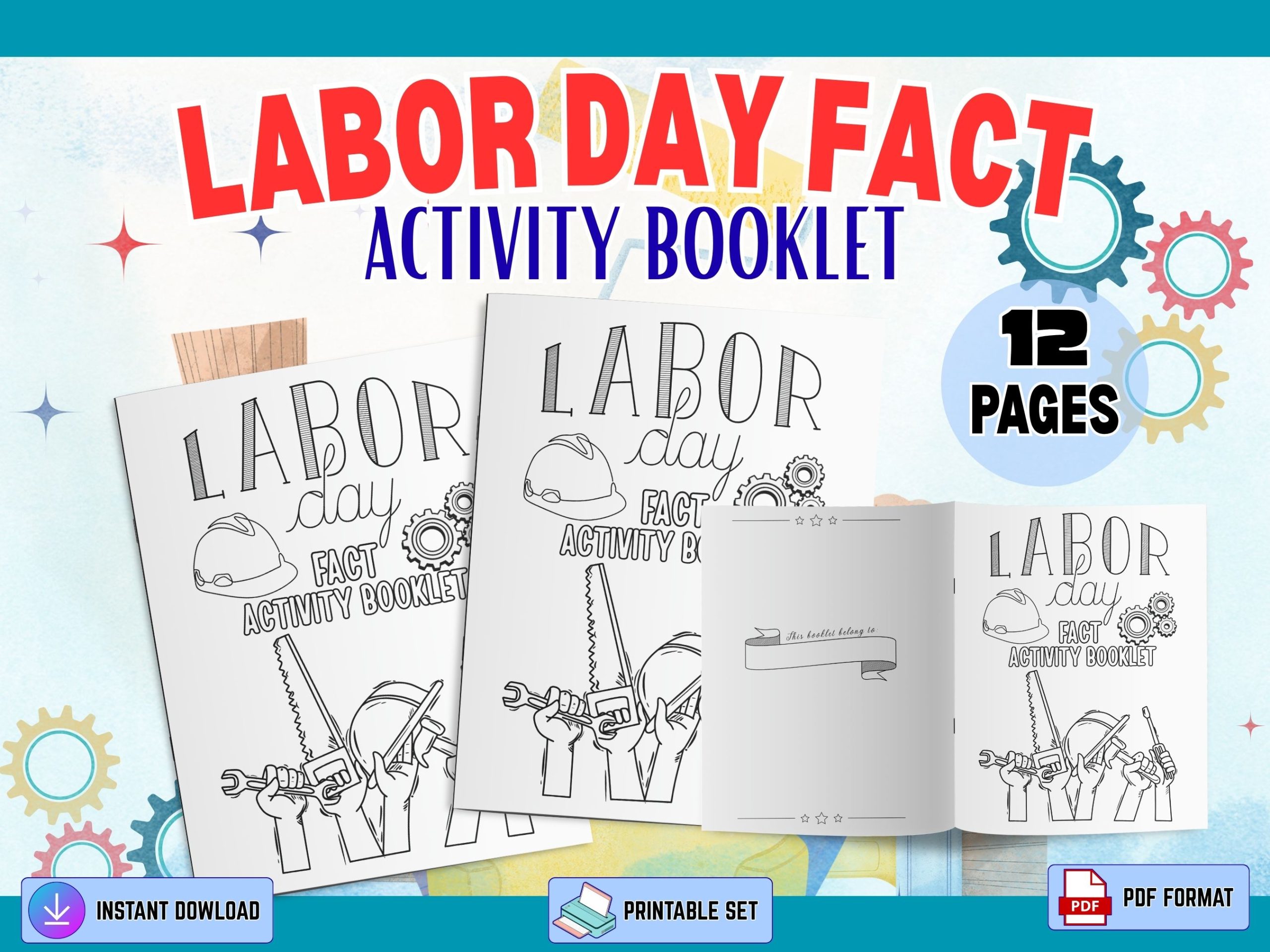 Labor Day Fact Activity Booklet