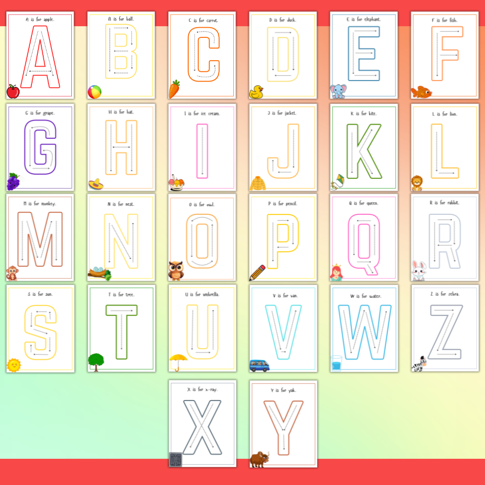 Printable alphabet play dough mats mockup