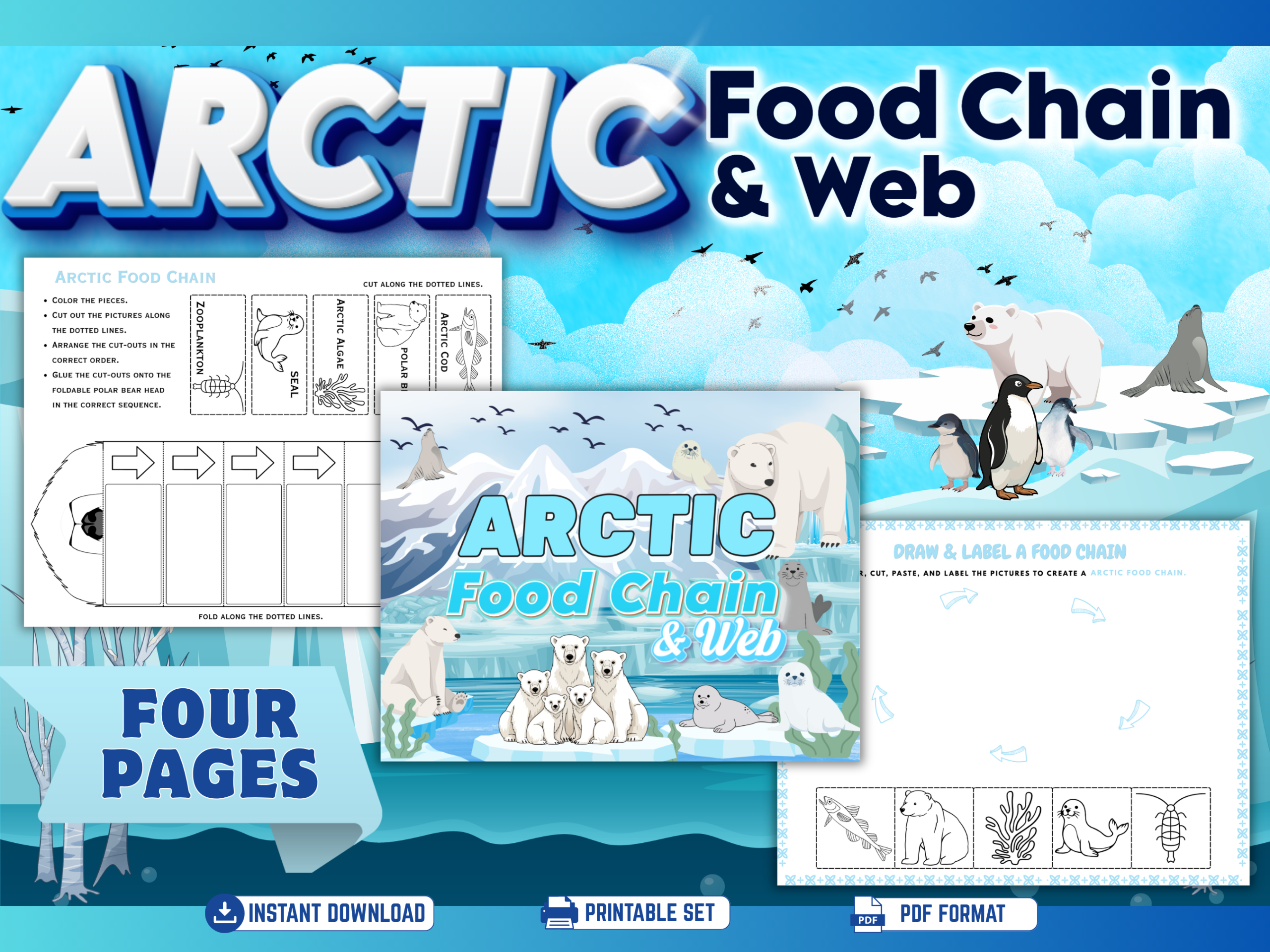 Arctic Food Chain mockup