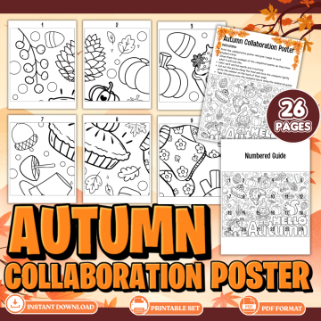 Autumn Collaboration Poster mockup