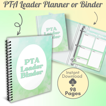 PTA president organizer mockups