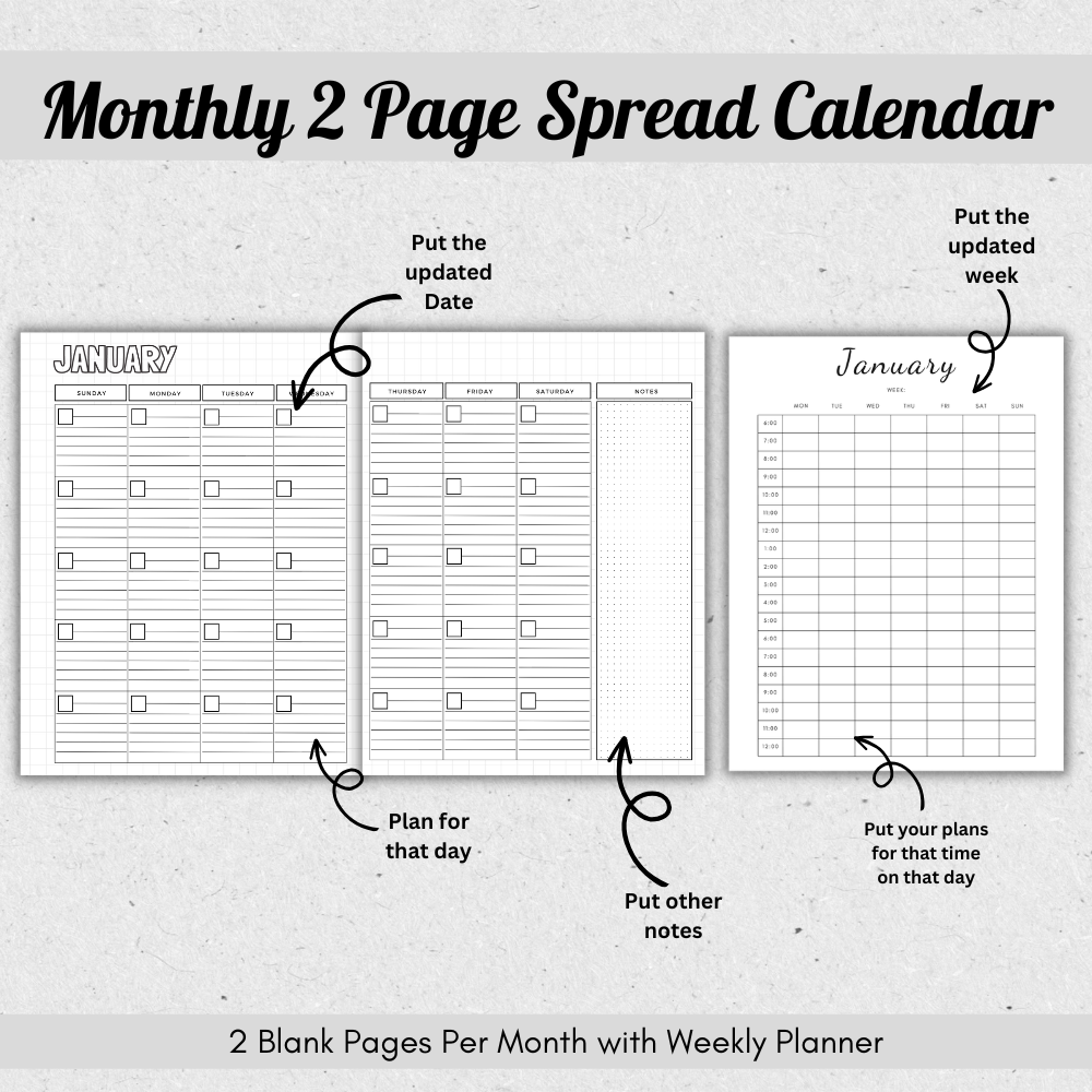 Teacher parent organization planner mockups