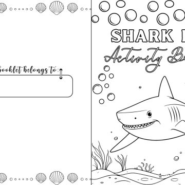 shark fact activity booklet
